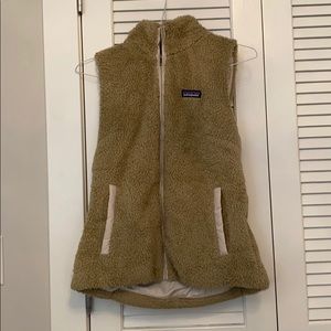 Furry Patagonia vest.